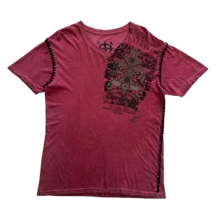 ショーンY2K プレイキュー Xzavier Royalty Cross Wing Grunge Cyber Y2K Style T-shirt - Etsy