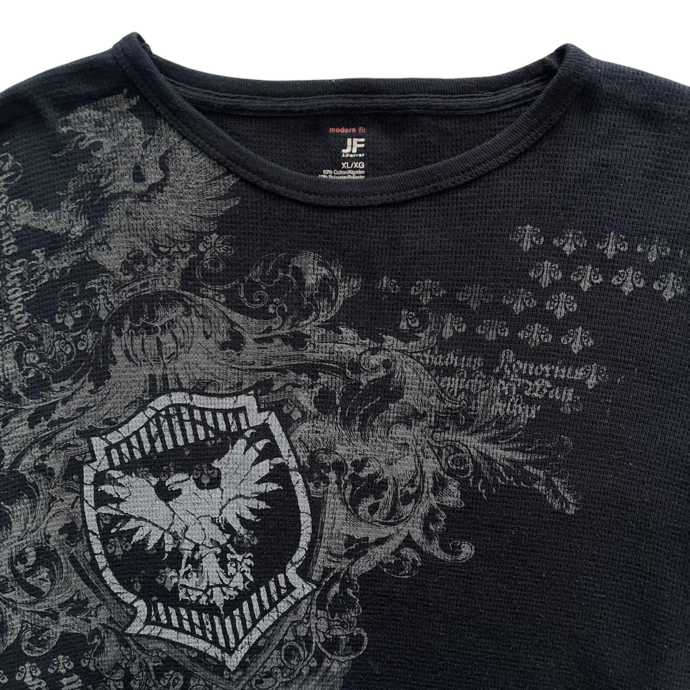 J.ferrar Wing Grunge Cyber Y2K Thermal Style Long Sleeve - Etsy