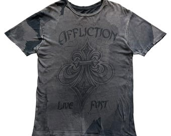 Xzavier Skull Da Grind Fallen Angels Grunge Cyber Y2K Style T