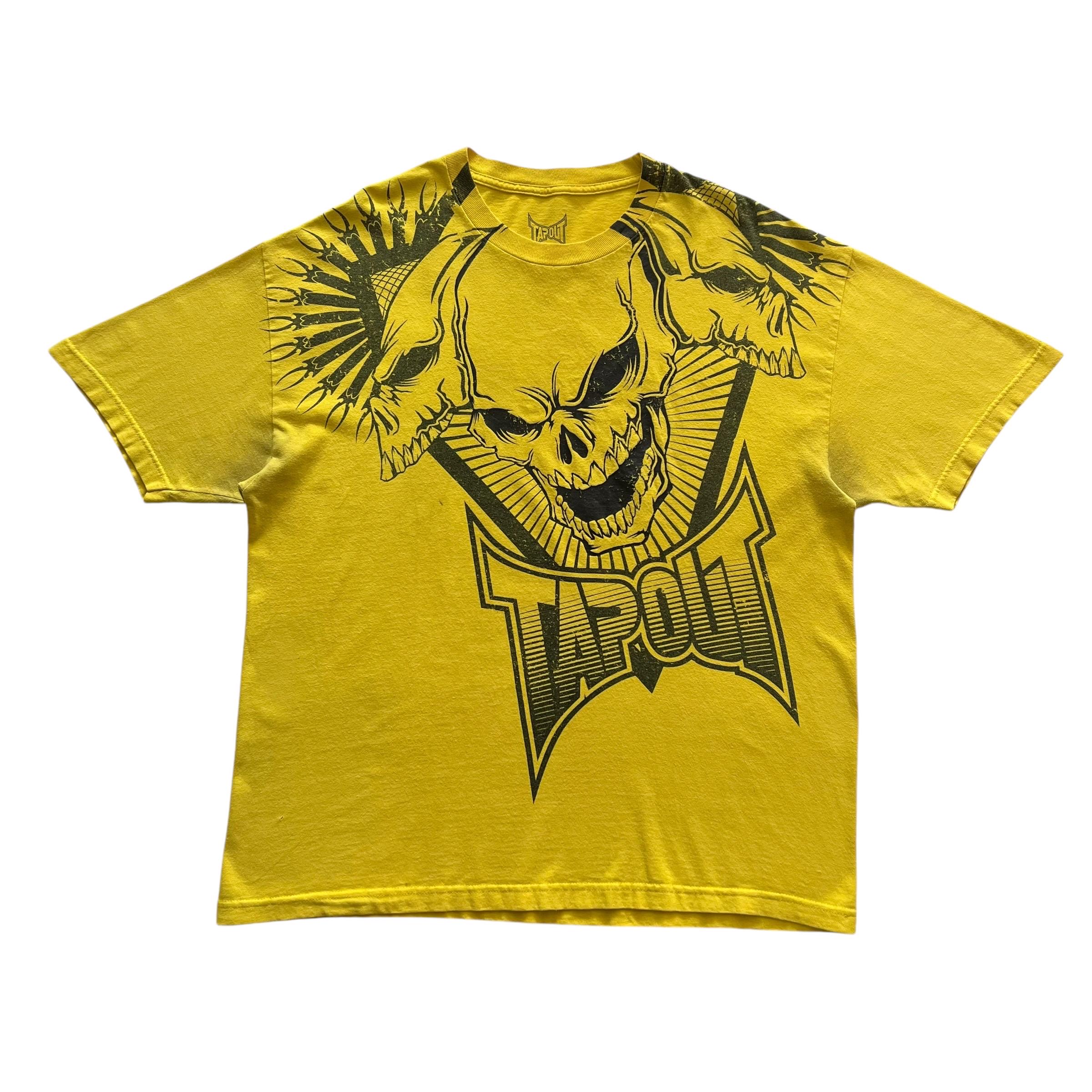 Tapout Skull Grunge Cyber Y2K Style T-Shirt