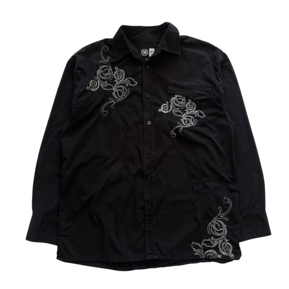 rare GINZI Distressed Long Sleeve V系 y2k 公式通販