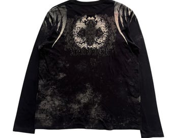 SIVA デビルカットソー Sasquatchfabrix. [ “EASTEND DRAGON” L/S T-SHIRT ] CHARCOAL