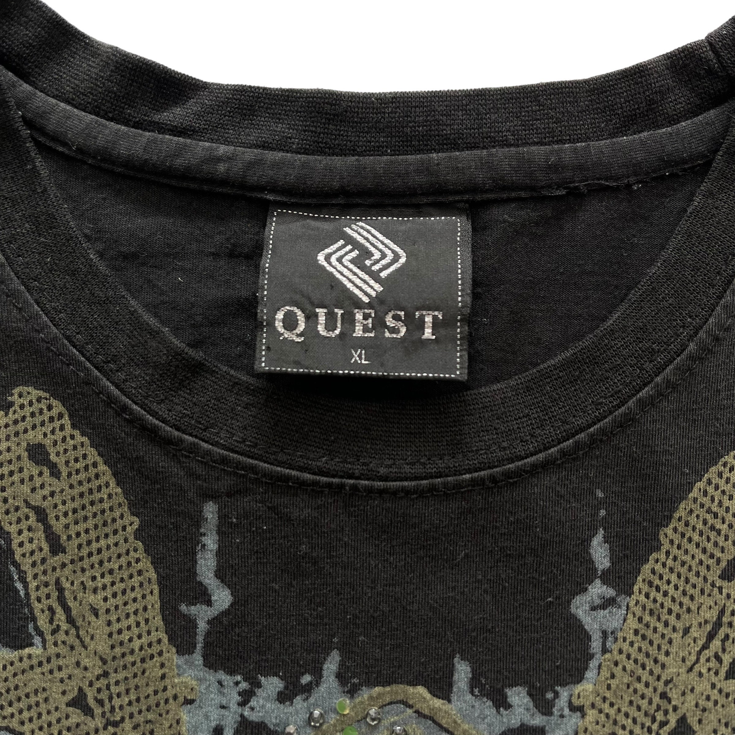 Cross Wing Rhinestone Grunge Cyber Y2K Style T-shirt - Etsy