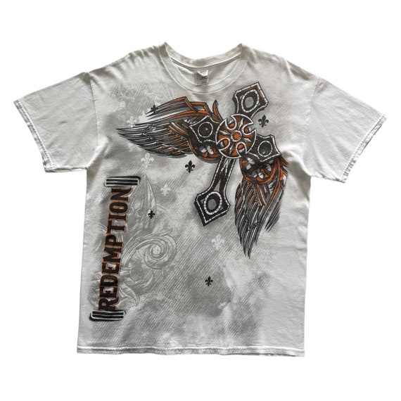 Cross Wing Grunge Cyber Y2K Style T-shirt - Etsy
