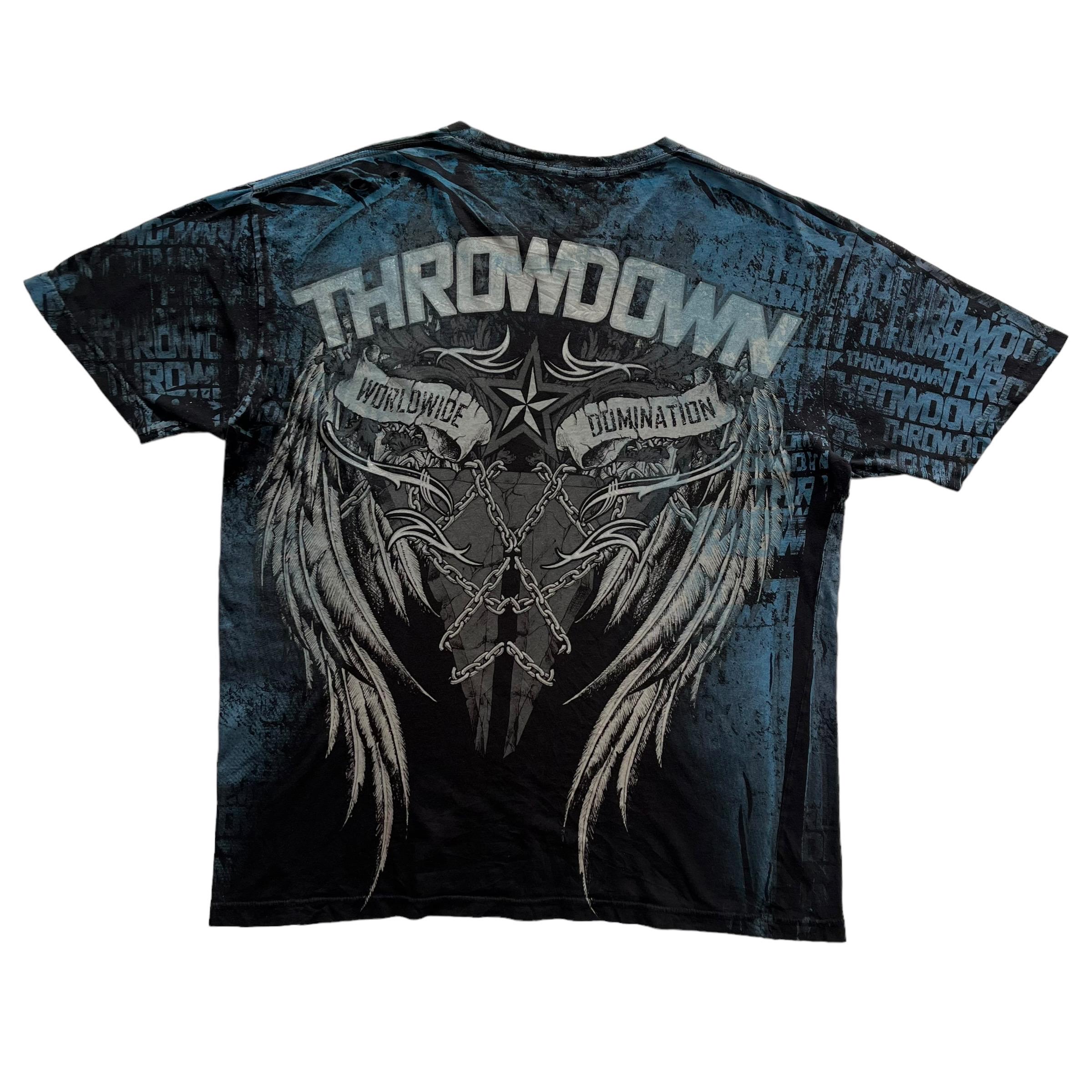 Throwdown Wing Grunge Cyber Y2K Style T-shirt - Etsy