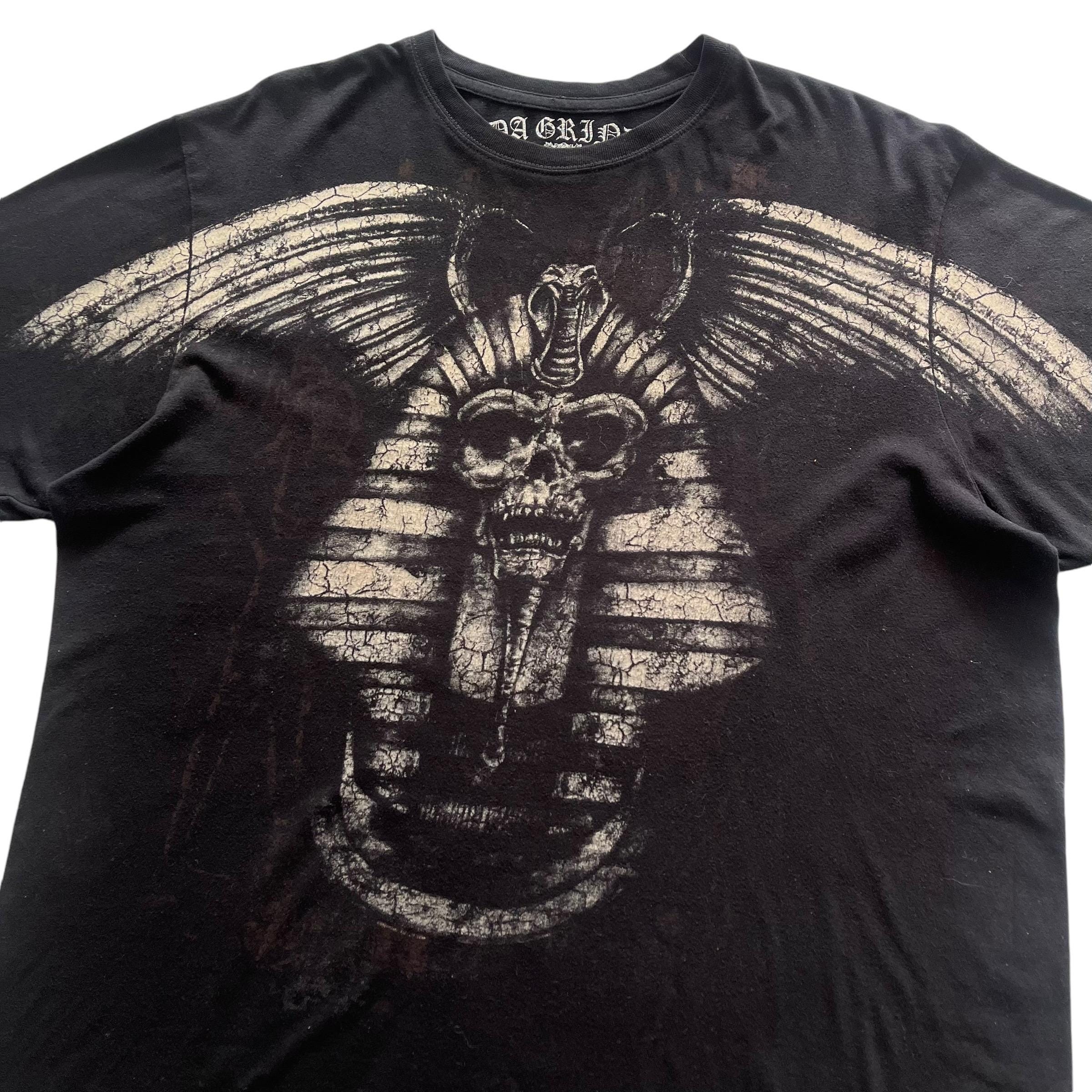 SUBCULTURE SKULL WINGS T-SHIRT / BLACK