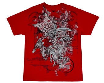 Ed Hardy Mermaid Grunge Cyber Y2K Style T-shirt - Etsy India