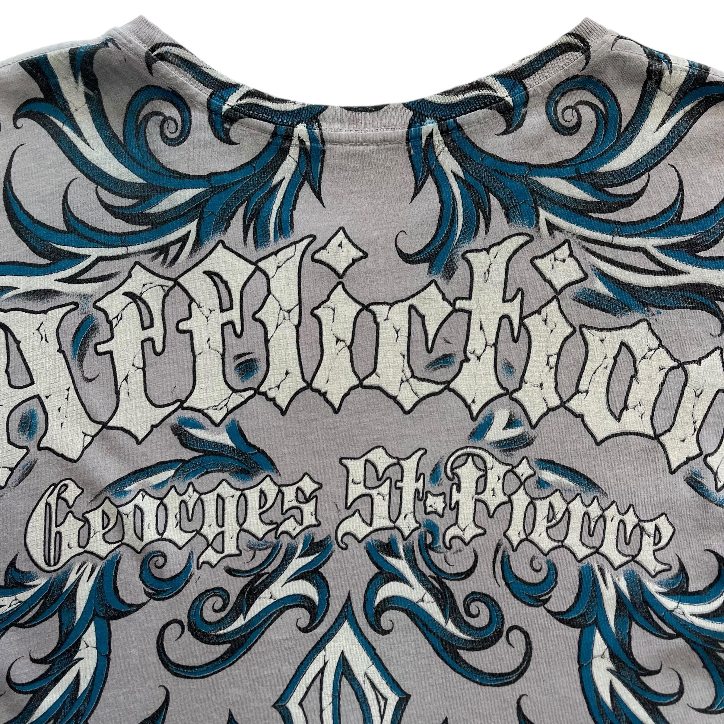 Affliction Georges St-pierre Rush Signature Series Grunge Cyber 