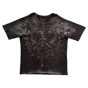 MMA Elite Skull Cross Grunge Cyber Y2K Style T-shirt - Etsy