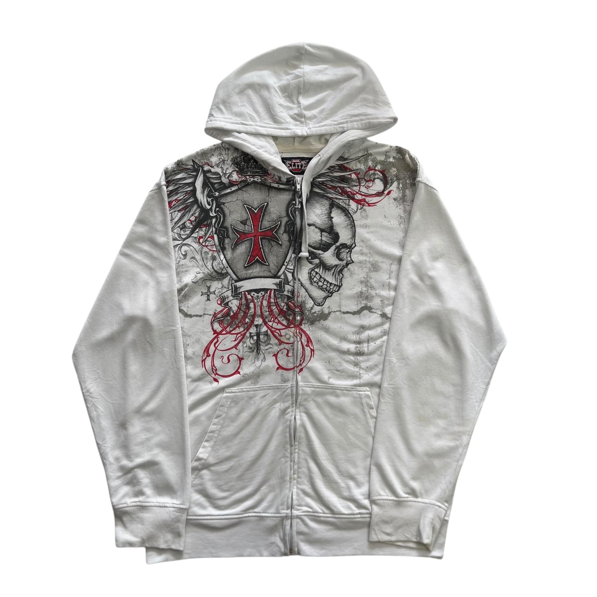 Y2k Skull Zip Up - Etsy