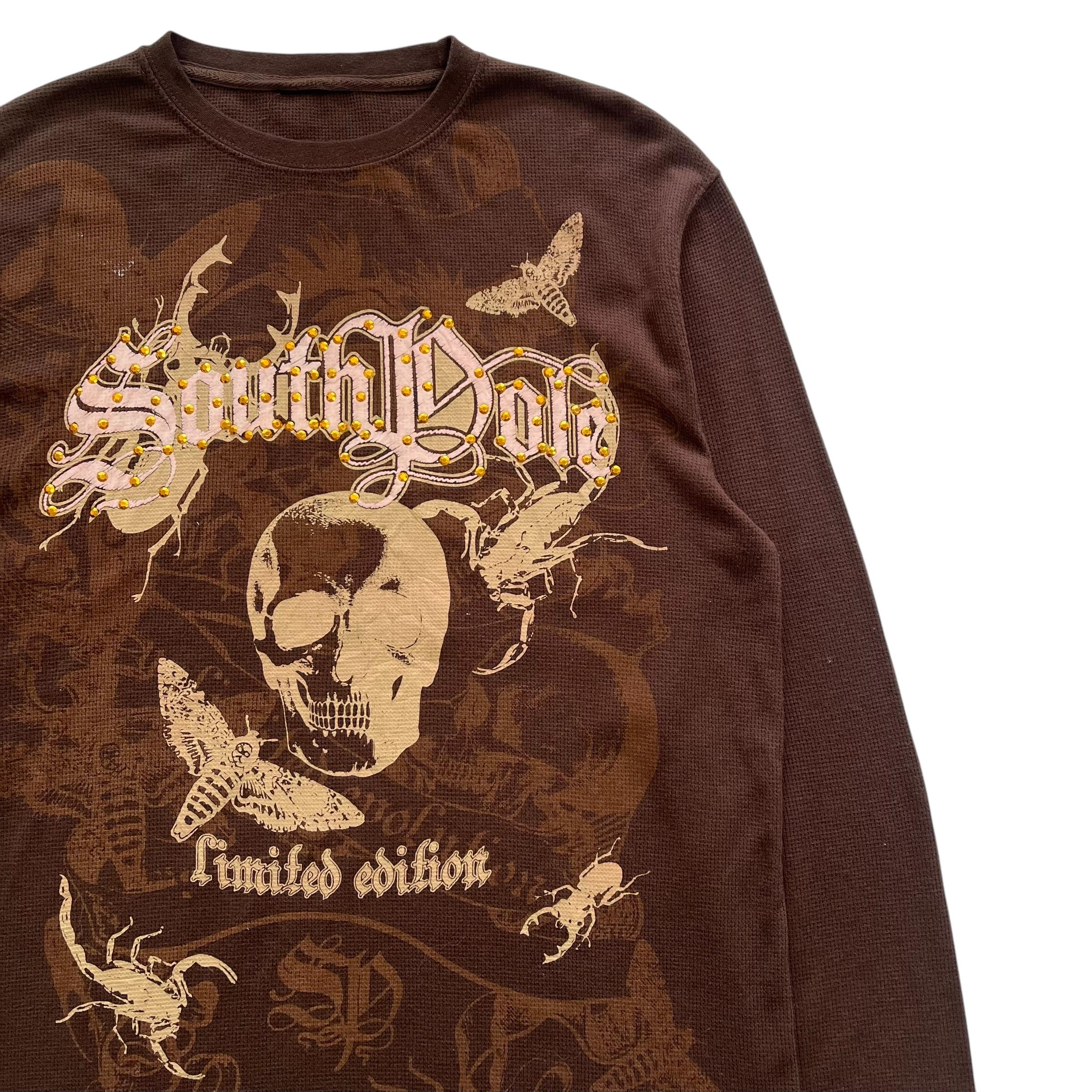 Southpole Grunge Cyber Y2K Thermal Style Long Sleeve - Size L - Etsy