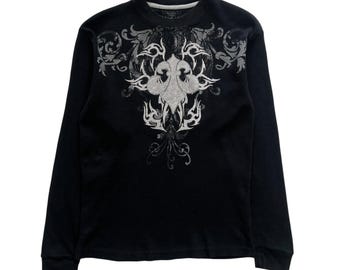 Aeropostale Grunge Cyber Y2K Thermal Style Long Sleeve - Etsy