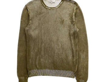 トップス diesel grunge ds knit khaki green Men's Jumper with