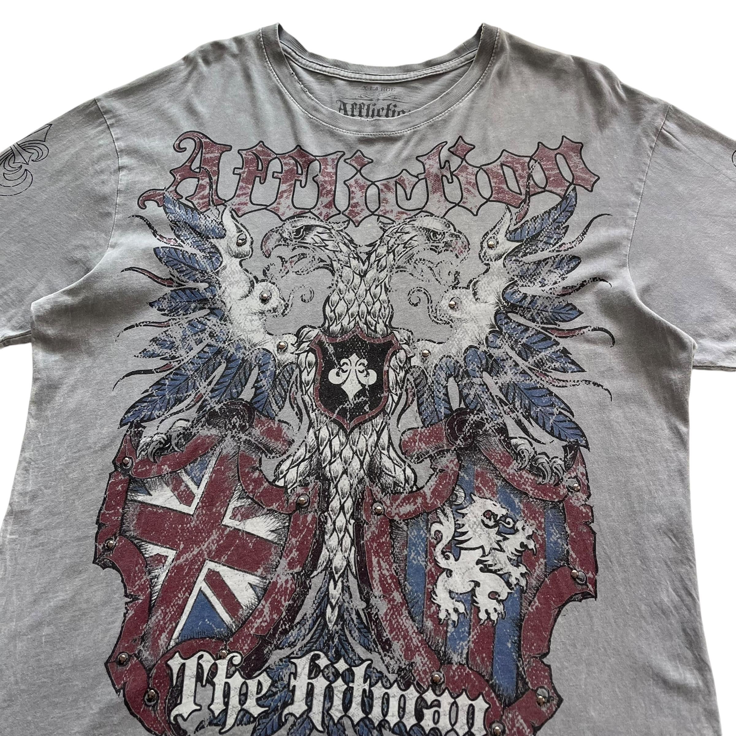 Affliction Ricky Hatton Signature Series Cross Grunge Cyber