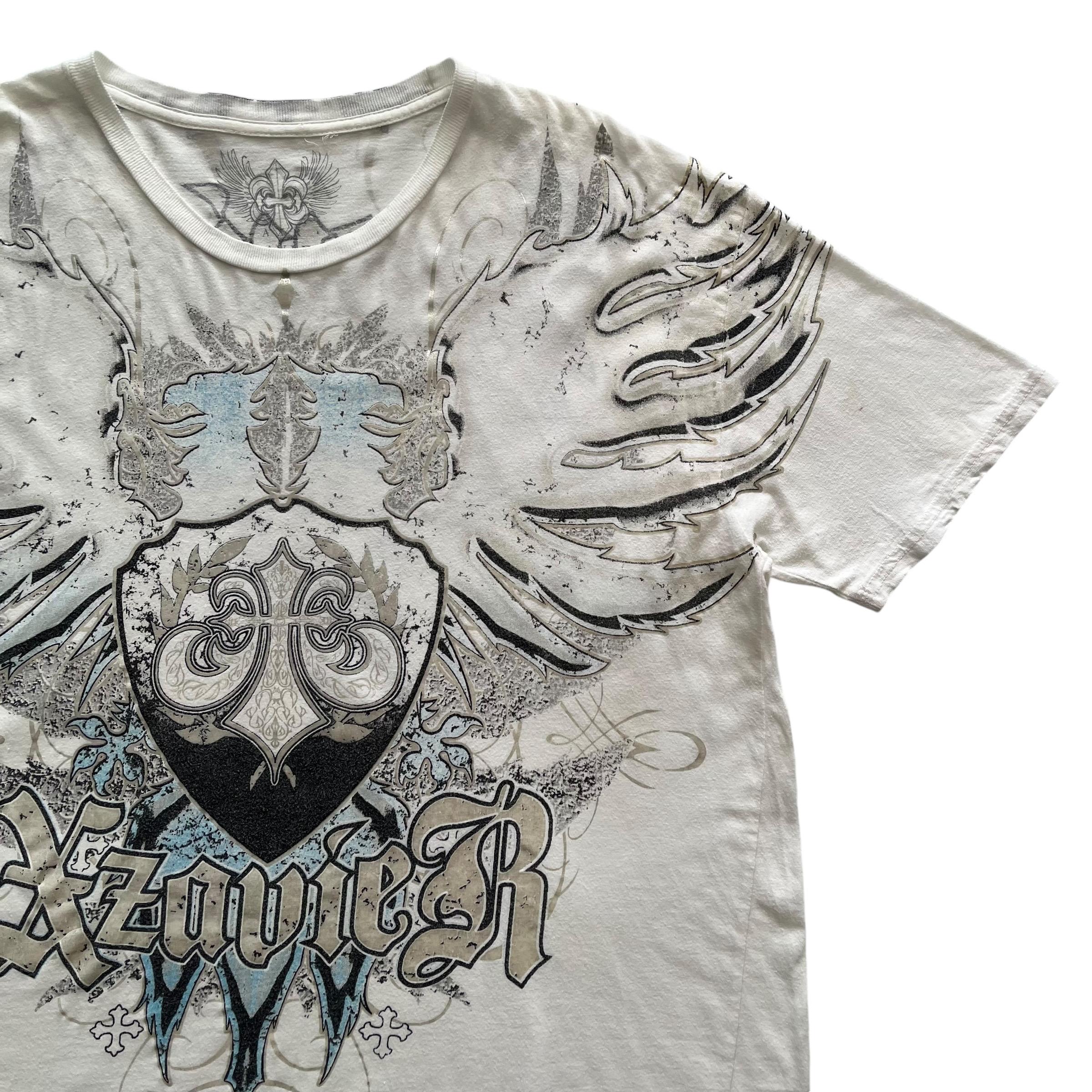 Xzavier Cross Wing Grunge Cyber Y2K Style T-shirt - Etsy