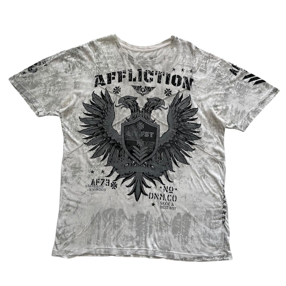 Affliction Cross Wing Grunge Cyber Y2K Style T-shirt - Etsy