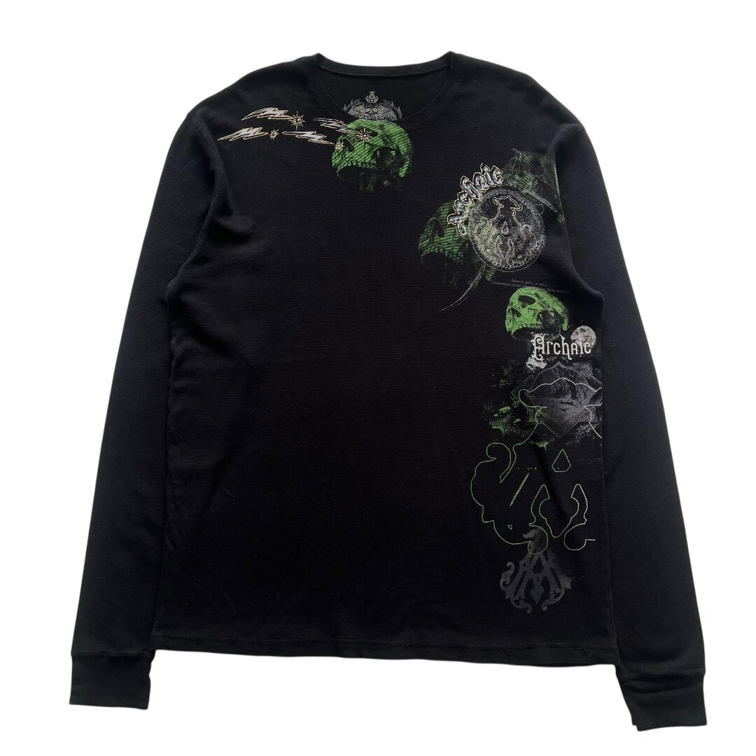 t-shirt da uomo AFFLICTION - SCARECROW - A26059-BKLV