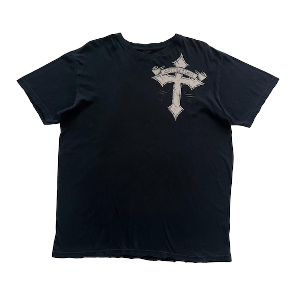Affliction Skull Cross Wing Grunge Cyber Y2K Style T-shirt - Etsy