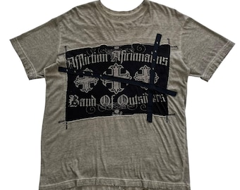 Xzavier Skull Cross Wing Grunge Cyber Y2K Style T-shirt - Etsy