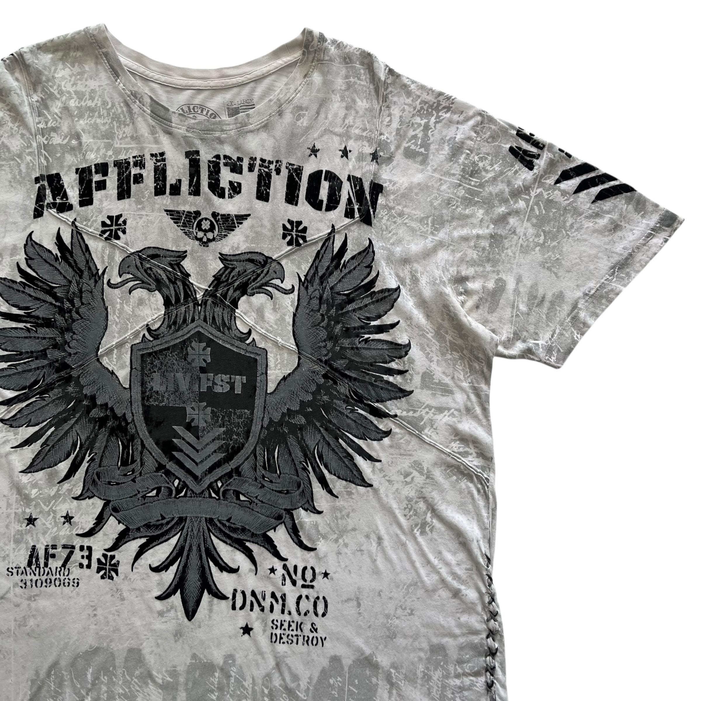Affliction Cross Wing Grunge Cyber Y2K Style T-shirt - Etsy