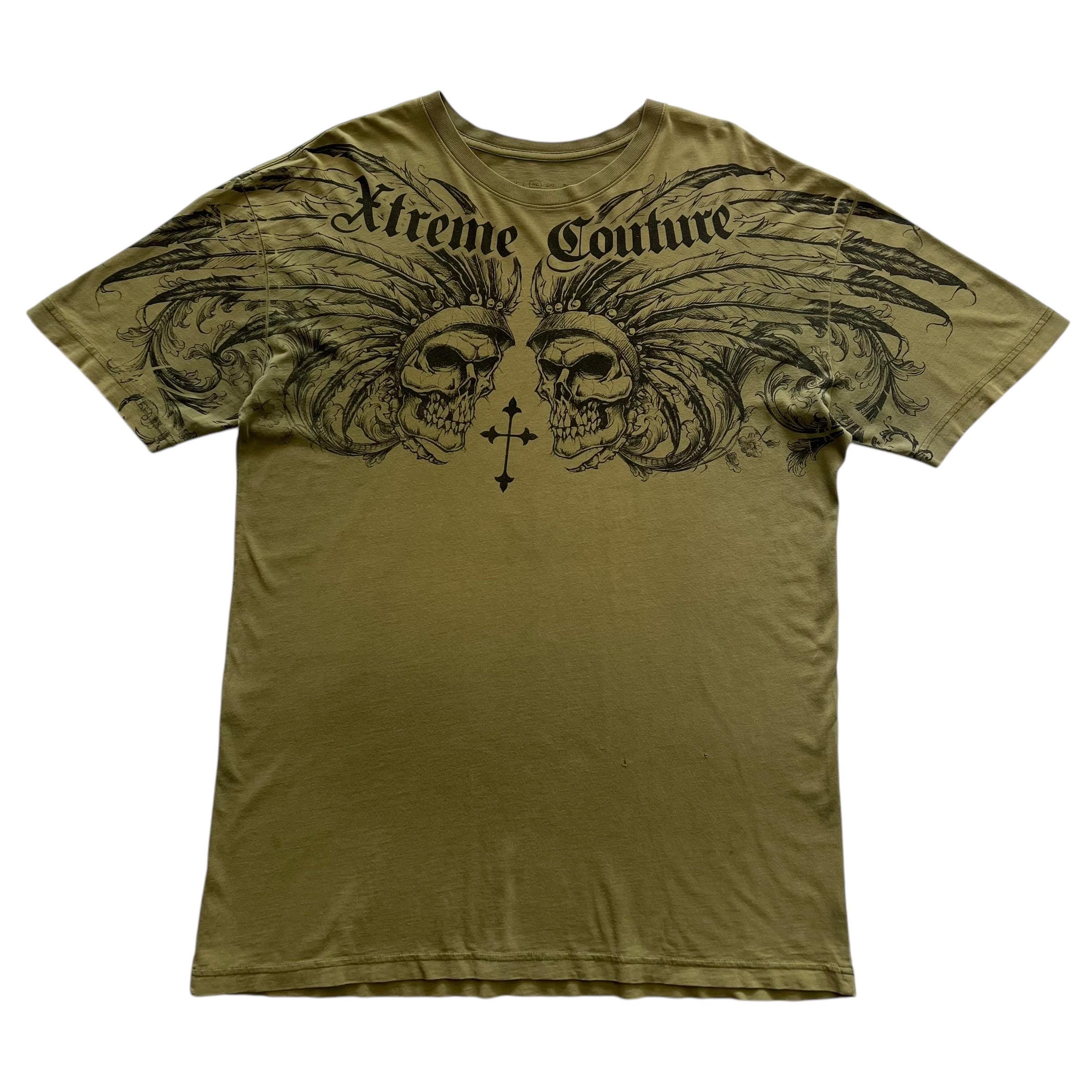 Xtreme Couture By Affliction Men's Graphic T-Shirt - Carbon Y2K Style Tee For Streetwear & Casual Looks - View #3