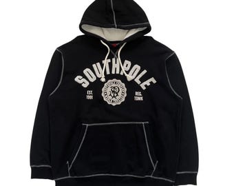 Tornado Mart Waffle Thermal Grunge Cyber Y2K Style Zip up