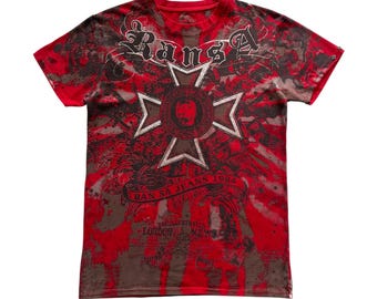 Xzavier Skull Da Grind Fallen Angels Grunge Cyber Y2K Style T