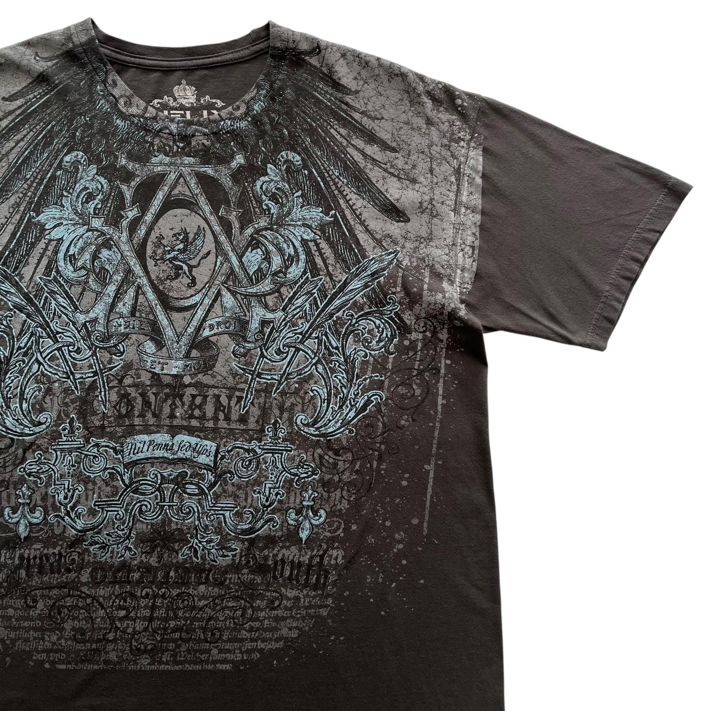 Helix Wing Grunge Cyber Y2K Style T-shirt - Etsy
