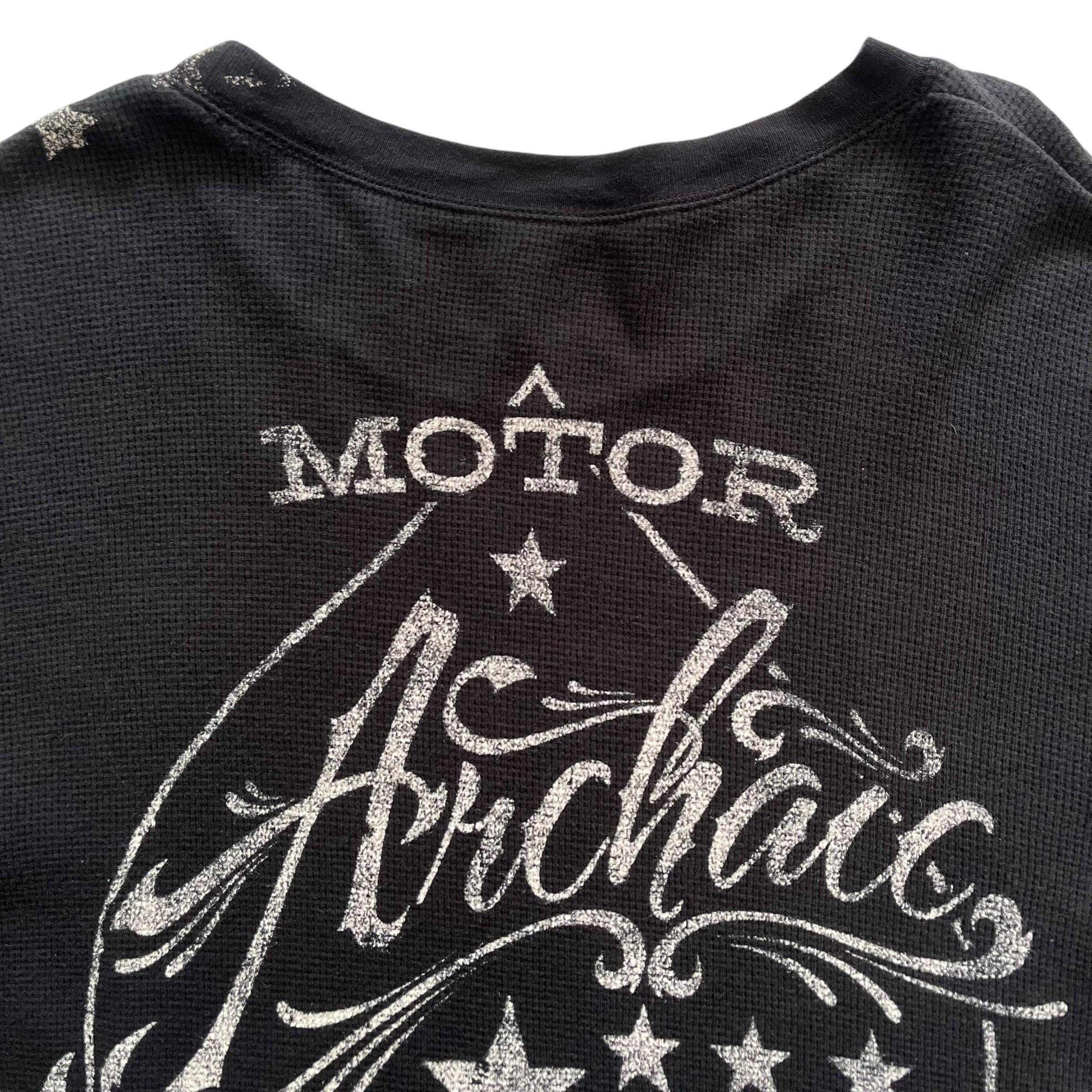 Archaic Affliction Motor Skull Wing Grunge Cyber Y2K Thermal