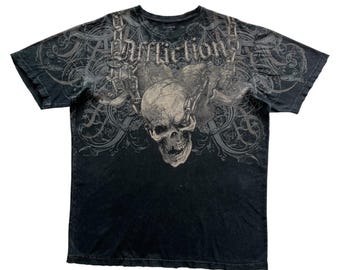 Pull à Capuche Affliction Femme Style Y2K Grunge Tie-dye - Taille S - Occasion Parfait état