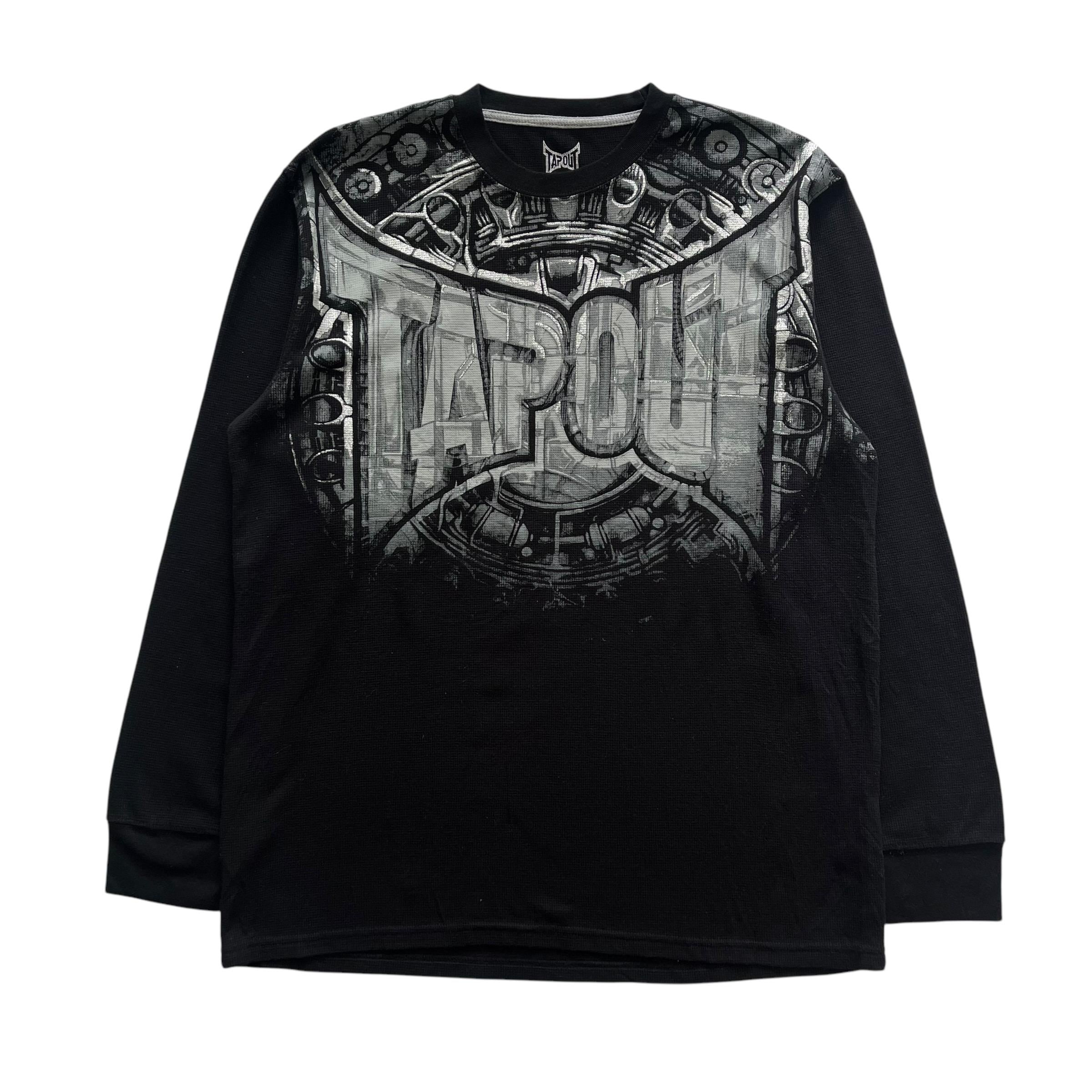Tapout Grunge Cyber Y2K Thermal Style Long Sleeve - Etsy