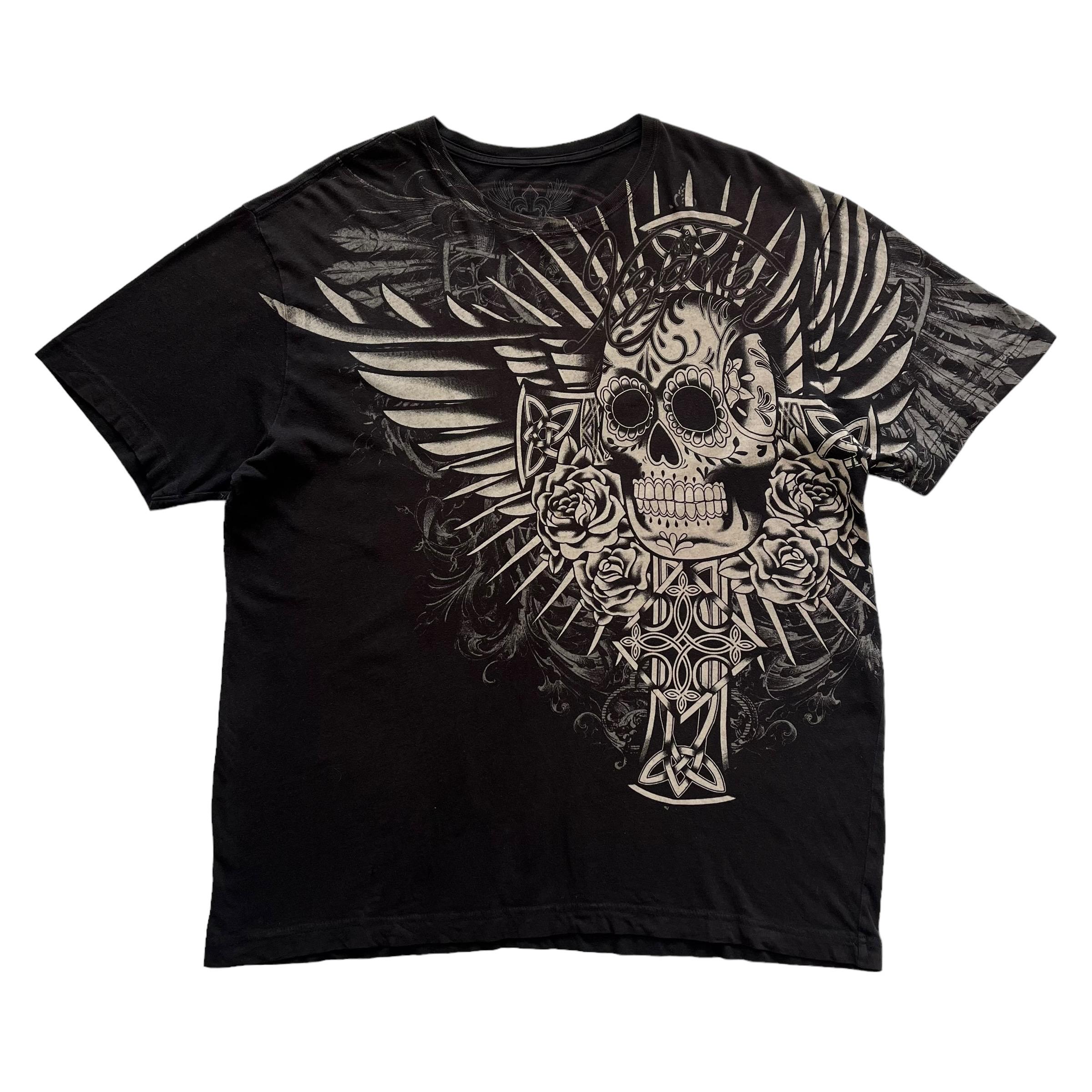 Xzavier Skull Cross Wing Grunge Cyber Y2K Style T-shirt - Etsy Xzavier Skull Cross Wing Grunge Cyber Y2K Style T-shirt - Etsy