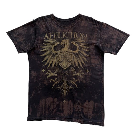 Affliction Cross Wing Grunge Cyber Y2K Style T-shirt - Etsy