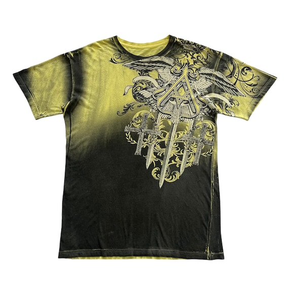 Archaic Affliction Sword Wing Grunge Cyber Y2K Style T-shirt - Etsy