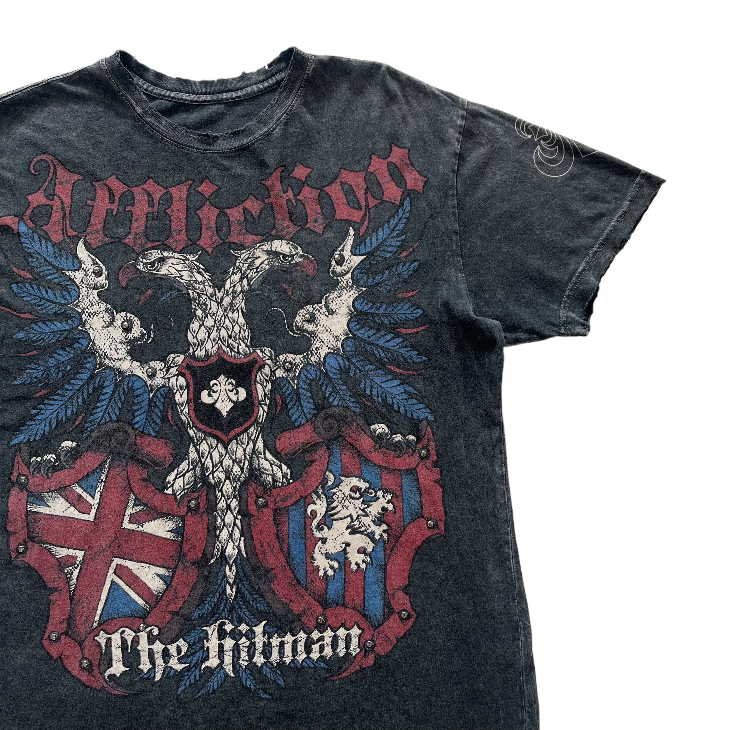 Affliction Cross Wing Grunge Cyber Y2K Style T-shirt - Etsy Affliction Cross Wing Grunge Cyber Y2K Style T-shirt - Etsy