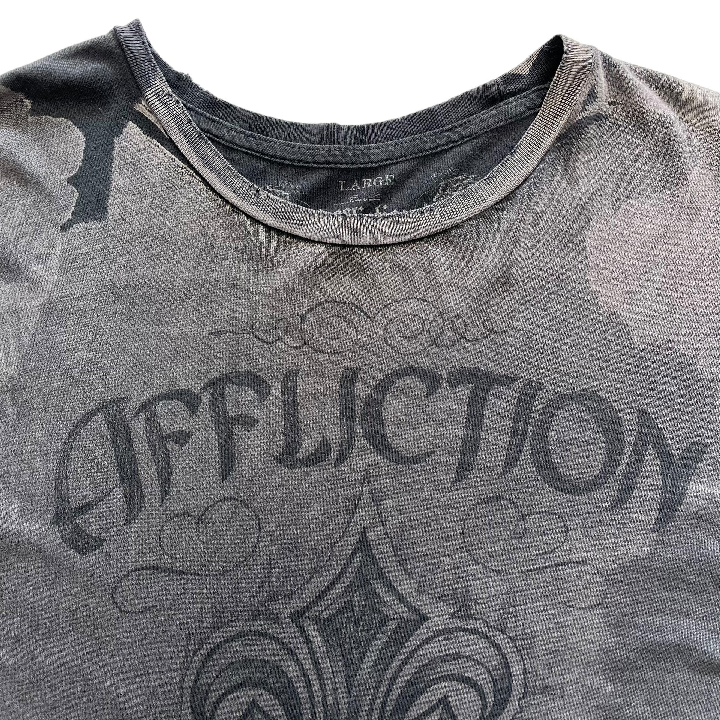 age factory tシャツ テキスト バンt AF y2k グレー age factory t