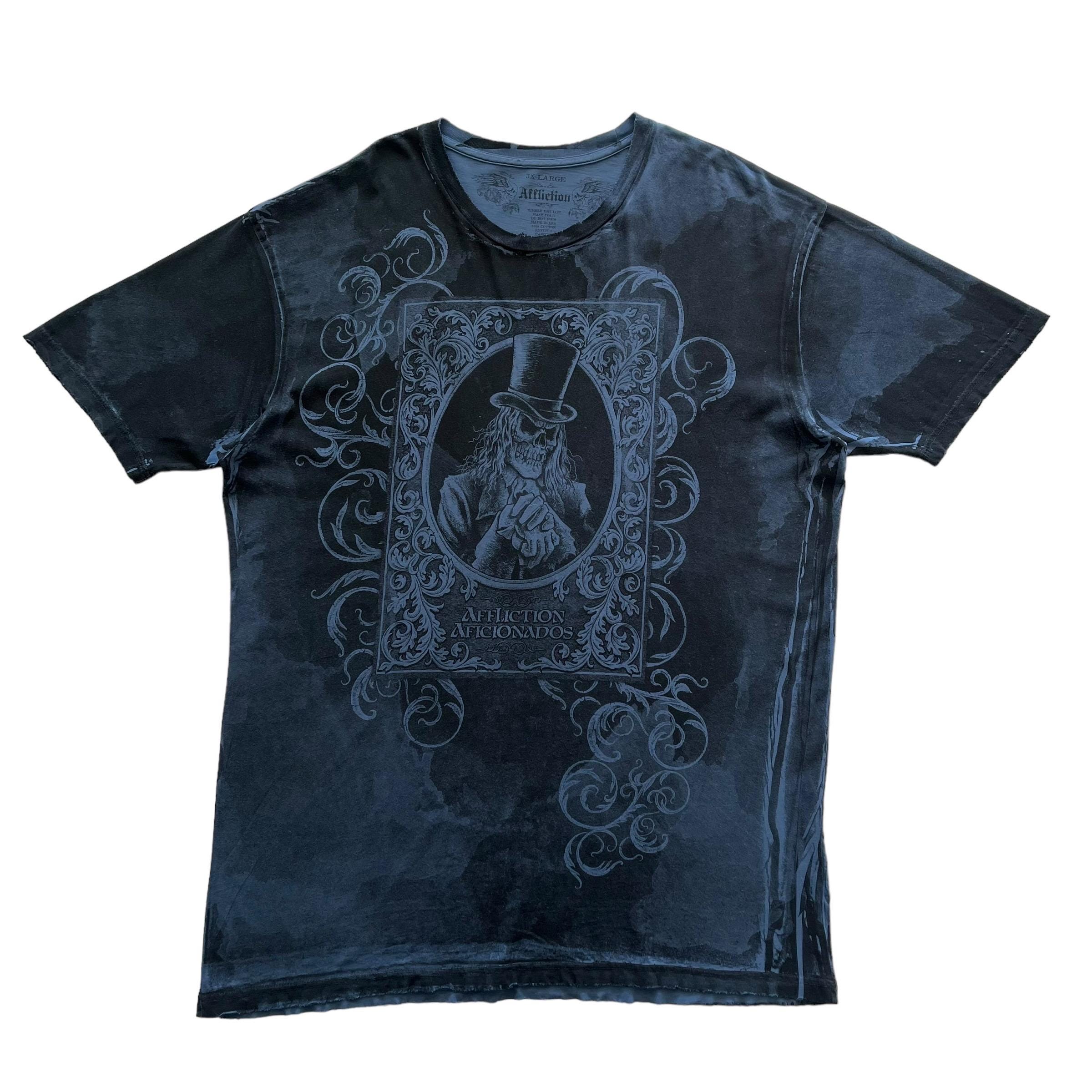 トップス Affliction graphic tee sk8 y2k archive Vintage Billabong Shirt Men's Large Affliction Skate Sk8
