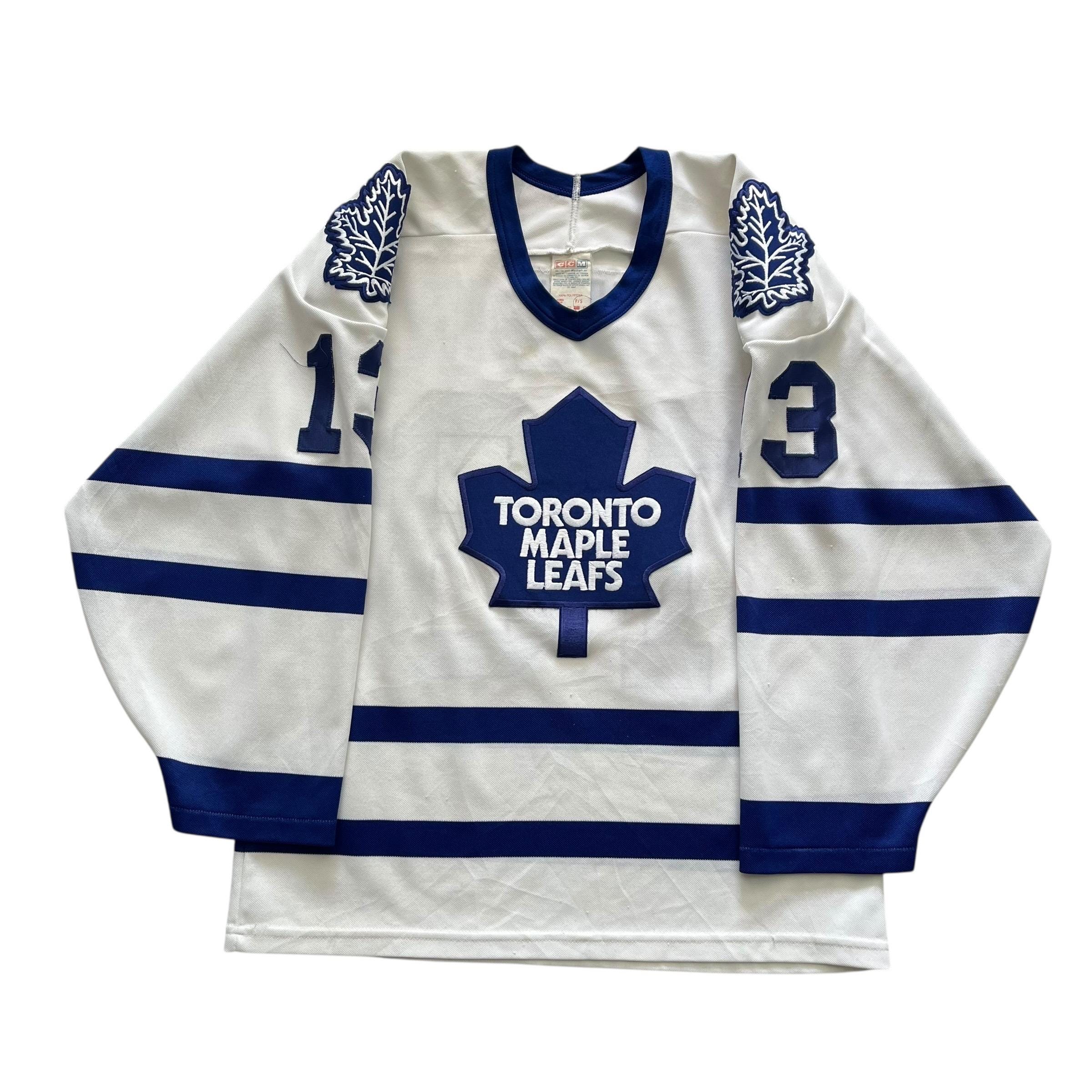 カナダ製 NHL トロントメープルリーフス 刺繍ジャージ XLサイズ