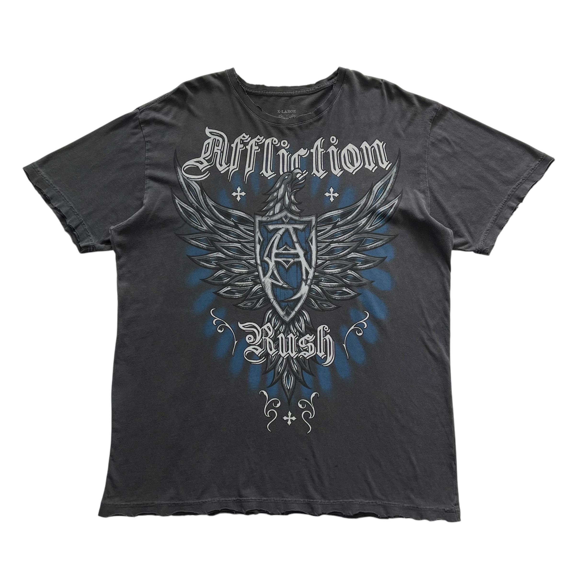 Affliction Georges St-pierre Rush Signature Series Grunge Cyber