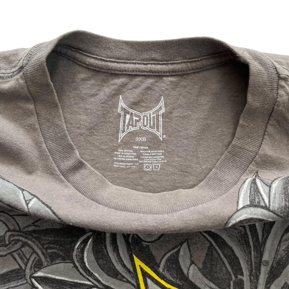 Tapout Skull Cross Wing Grunge Cyber Y2K Style T-shirt - Etsy