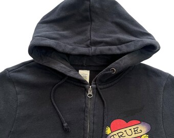 Ed Hardy Grunge Cyber Y2K Style Zip up Hoodie - Etsy