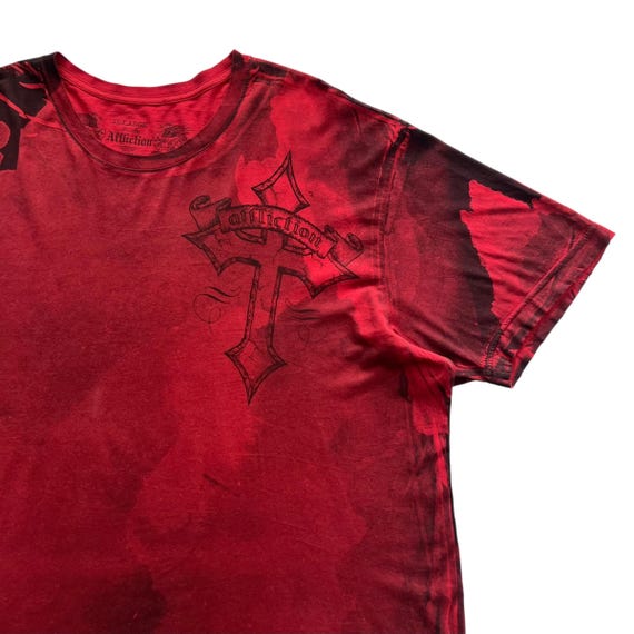 Affliction Cross Wing Grunge Cyber Y2K Style T-shirt - Etsy Israel