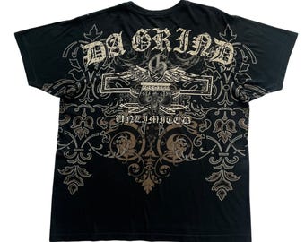 ✰over print✰【新品同様】✰patch shirts black ✰over print✰【新品同様】✰patch shirts black