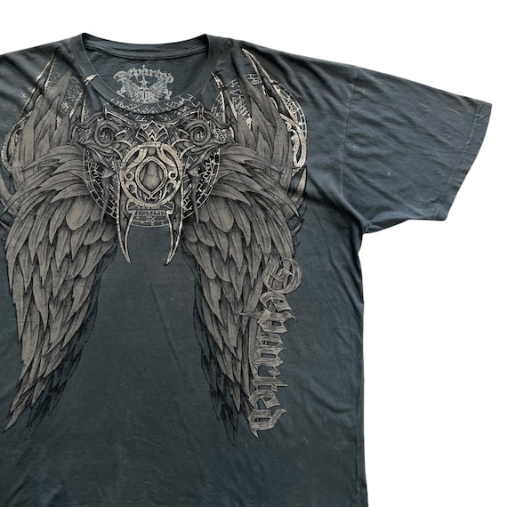 Departed Cross Wing Grunge Cyber Y2K Style T-shirt - Etsy