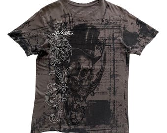 Xzavier Skull Da Grind Fallen Angels Grunge Cyber Y2K Style T