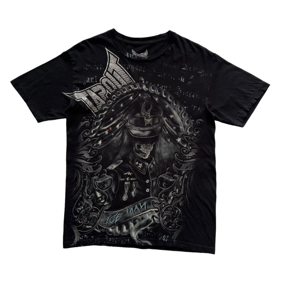 Tapout Ice Man Signature Series Grunge Cyber Y2K Style T-shirt
