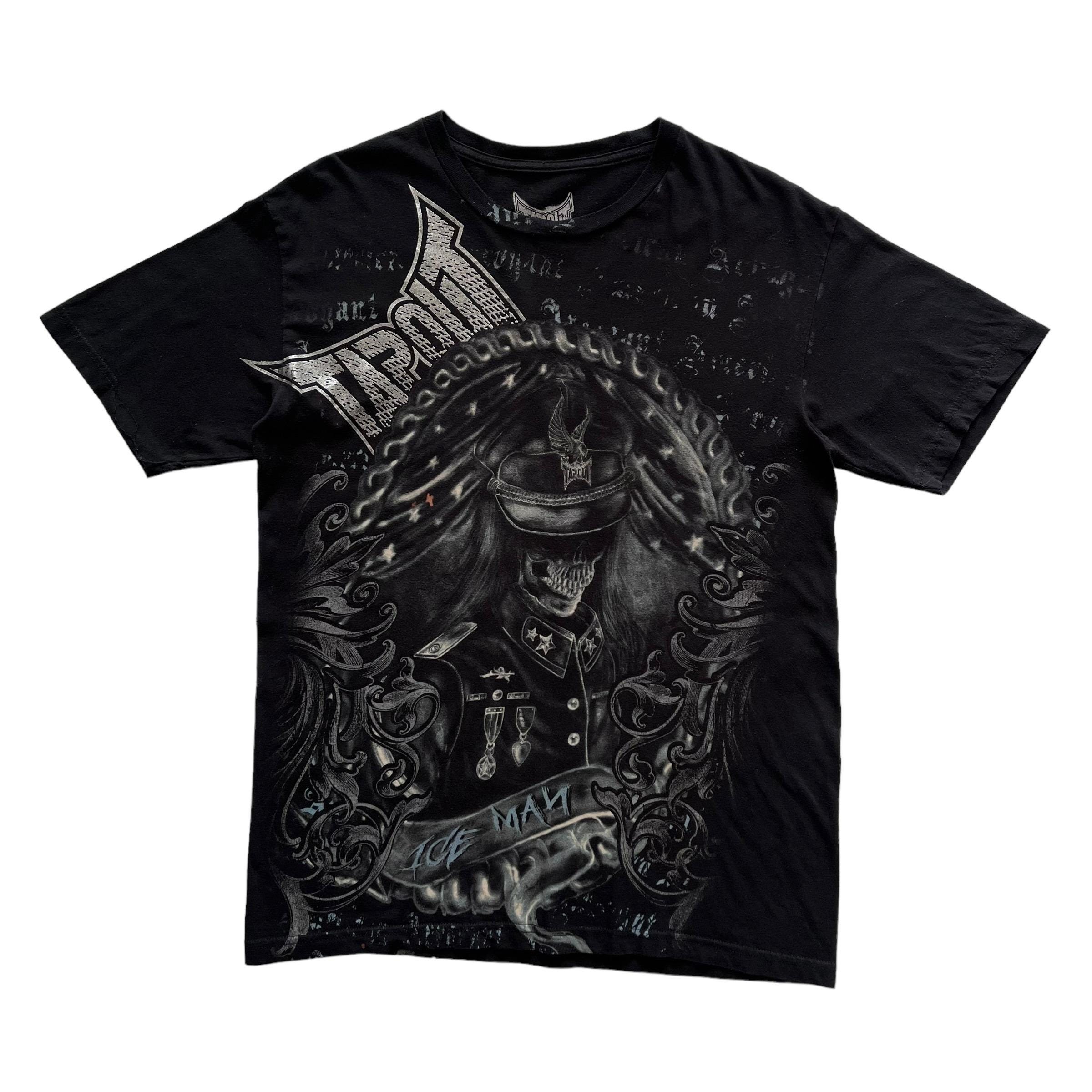 Tapout Ice Man Signature Series Grunge Cyber Y2K Style T Tapout Ice Man Signature Series Grunge Cyber Y2K Style T