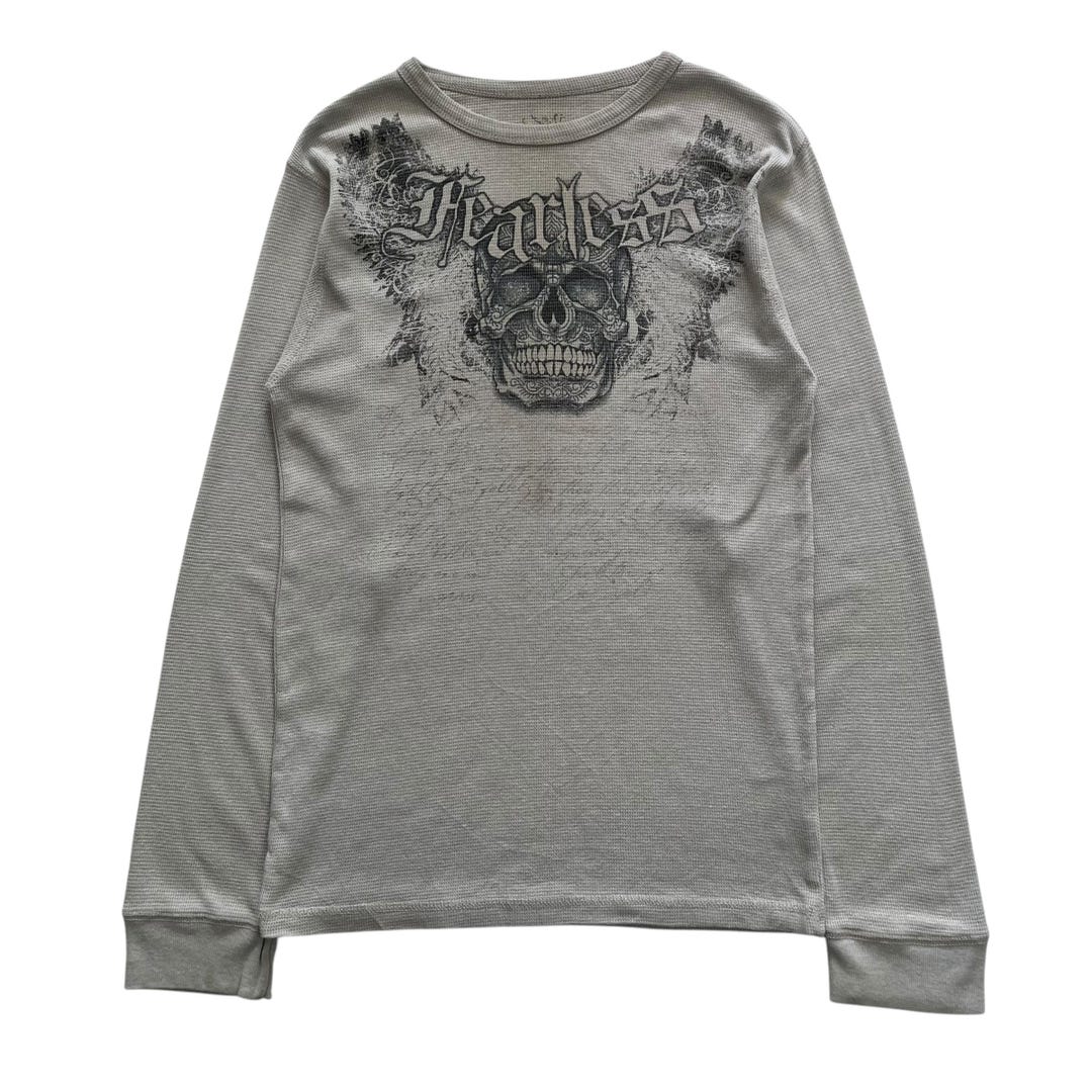 Chemistry Fearless Skull Grunge Cyber Y2K Thermal Style Long