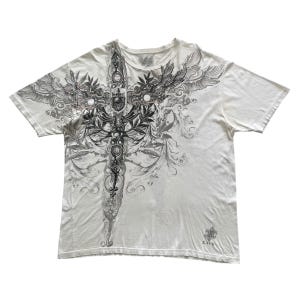 Loiter ユニフォーム Tシャツ y2k cyber 平成 nerd Xzavier Sword Wing Grunge Cyber Y2K Style T-shirt - Etsy