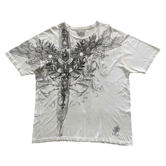 Xzavier Sword Wing Grunge Cyber Y2K Style T-shirt - Etsy